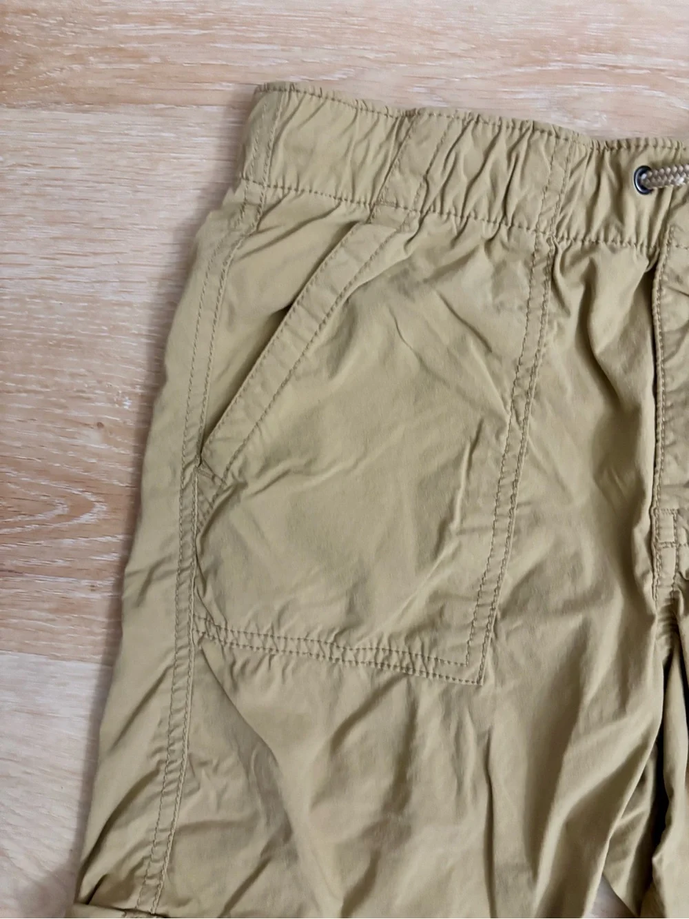 GAP Kids Casual Drawstring Shorts in Khaki